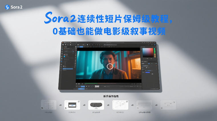 Sora2连续性短片保姆级教程，0基础也能做电影级叙事视频-华夏圈