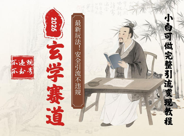 最新玄学玩法新方法引流手把手带你实操，单日可变现3张的小白指南操作，安全引流不违规的方法-华夏圈