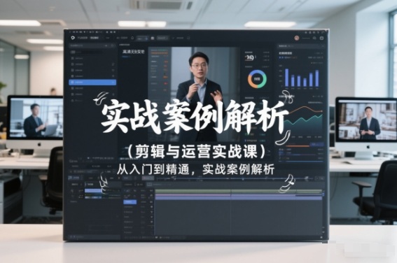 剪辑与运营实战课，从入门到精通，实战案例解析（更新2026）-华夏圈