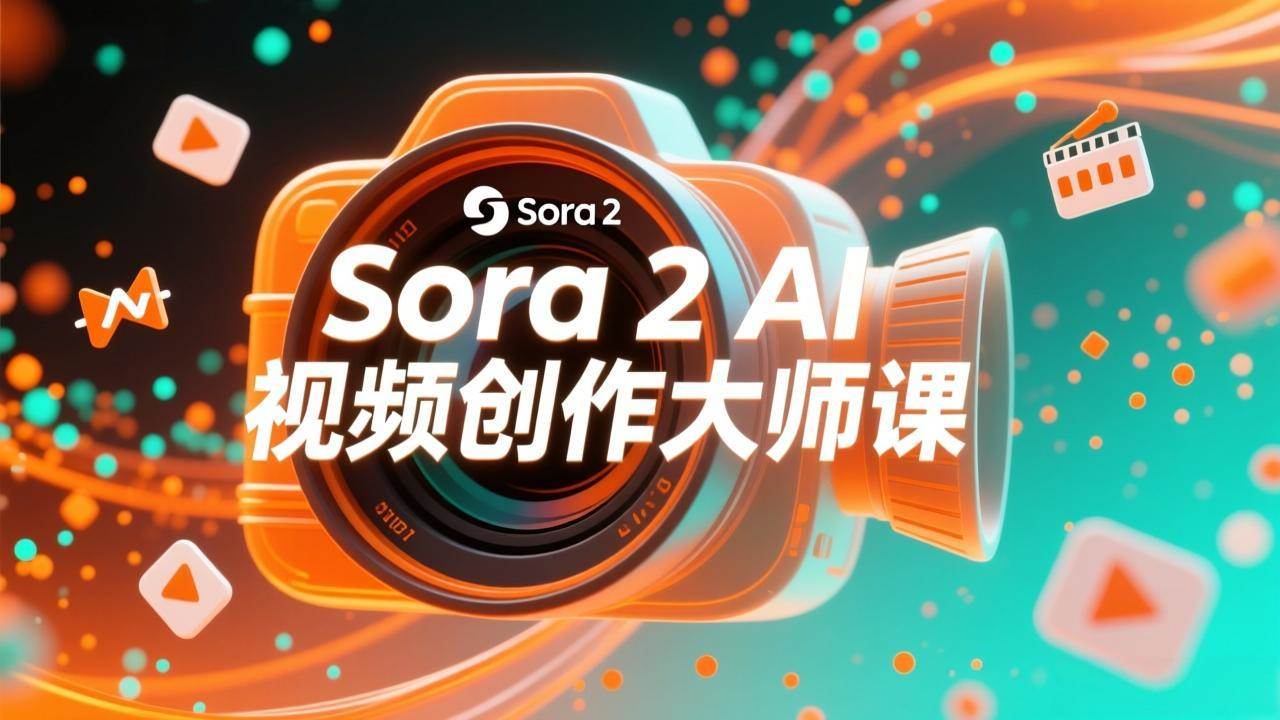 （17081期）如何利用Sora 2创建流行AI人工智能视频大师班教程：掌握创作全流程，产出百万播放内容-华夏圈
