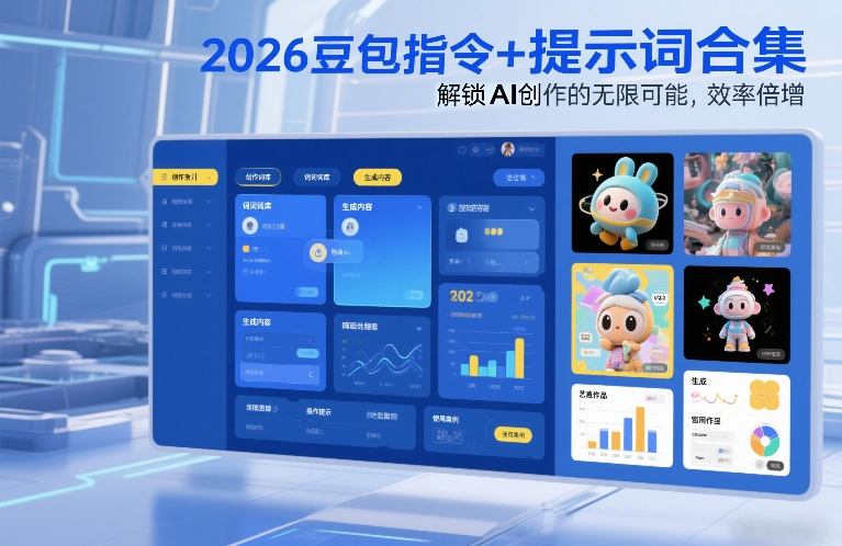 2026豆包指令+提示词合集，解锁AI创作的无限可能，效率倍增-华夏圈