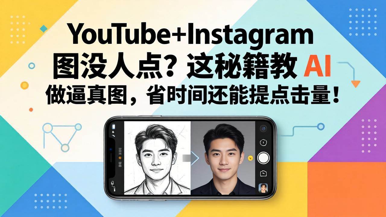 （17911期）YouTube+Instagram 图没人点？这秘籍教 AI 做逼真图，省时间还能提点击量-华夏圈