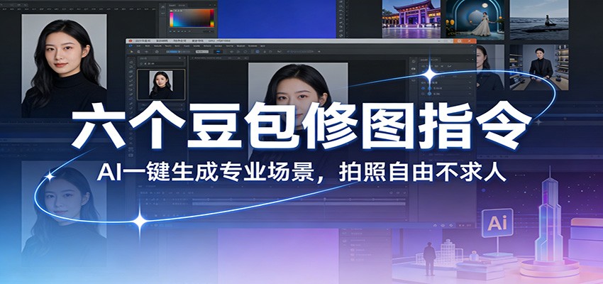 六个豆包修图指令：AI 一键生成专业场景，拍照自由不求人-华夏圈