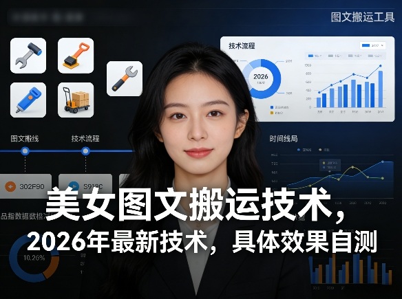 美女图文搬运技术，2026年最新技术，具体效果自测-华夏圈