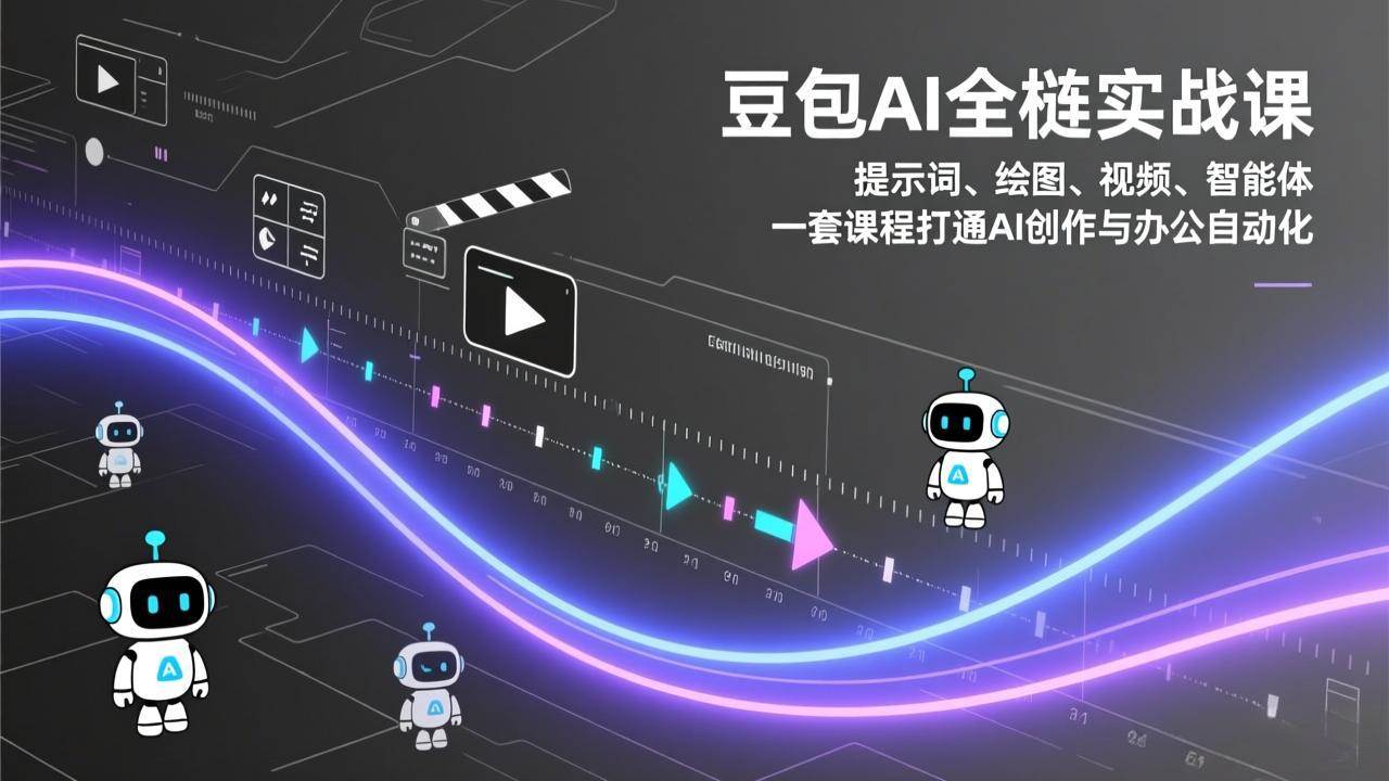 （17385期）豆包AI全栈实战课：提示词、绘图、视频、智能体，一套课程打通AI创作与办公自动化-华夏圈