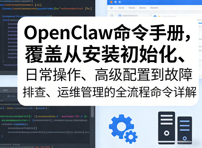 OpenClaw命令手册，覆盖从安装初始化、日常操作、高级配置到故障排查、运维管理的全流程命令详解-华夏圈