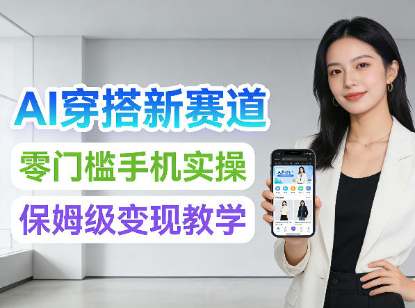 2026年AI穿搭新赛道，零门槛手机实操，保姆级变现教学-华夏圈