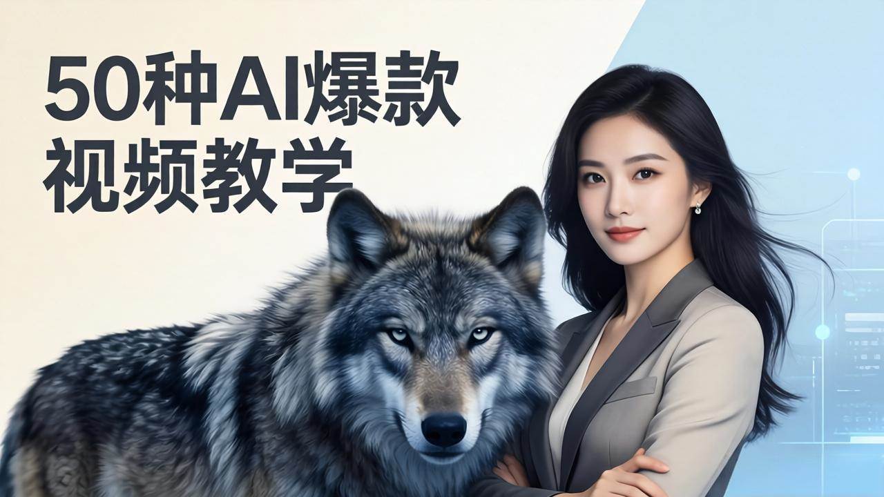 （17815期）50种AI爆款视频教学：影视级古诗词+治愈萌宠+山海经蛟龙，高阶宝典商业落地-华夏圈