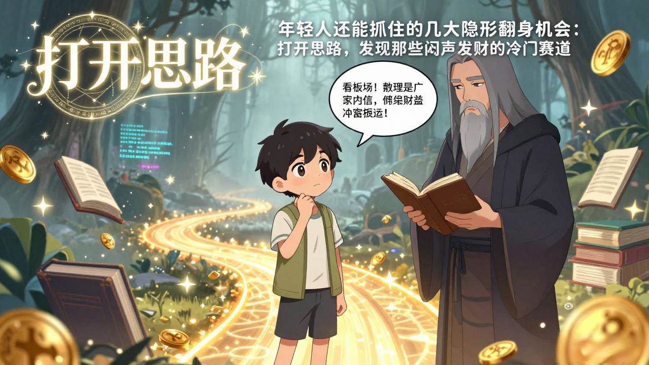 （17471期）付费文1+2：年轻人还能抓住的几大隐形翻身机会：打开思路，发现那些闷声发财的冷门赛道-华夏圈