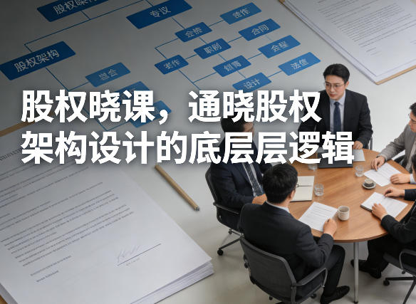 股权晓课，通晓股权架构设计的底层逻辑-华夏圈