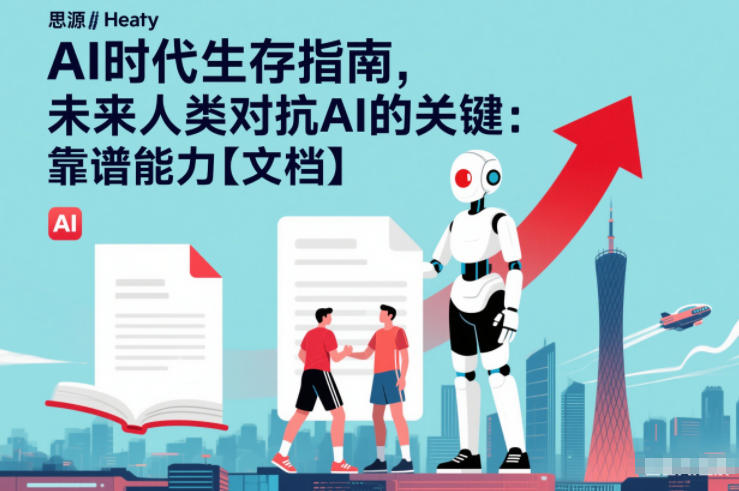 AI时代生存指南，未来人类对抗AI的关键：靠谱能力【文档】-华夏圈