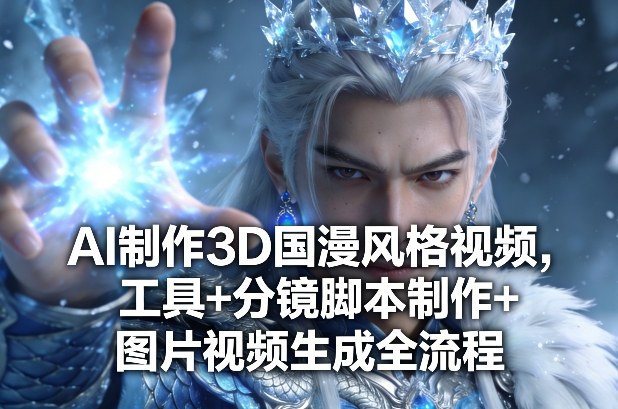 AI制作3D国漫风格视频，工具+分镜脚本制作+图片视频生成全流程-华夏圈