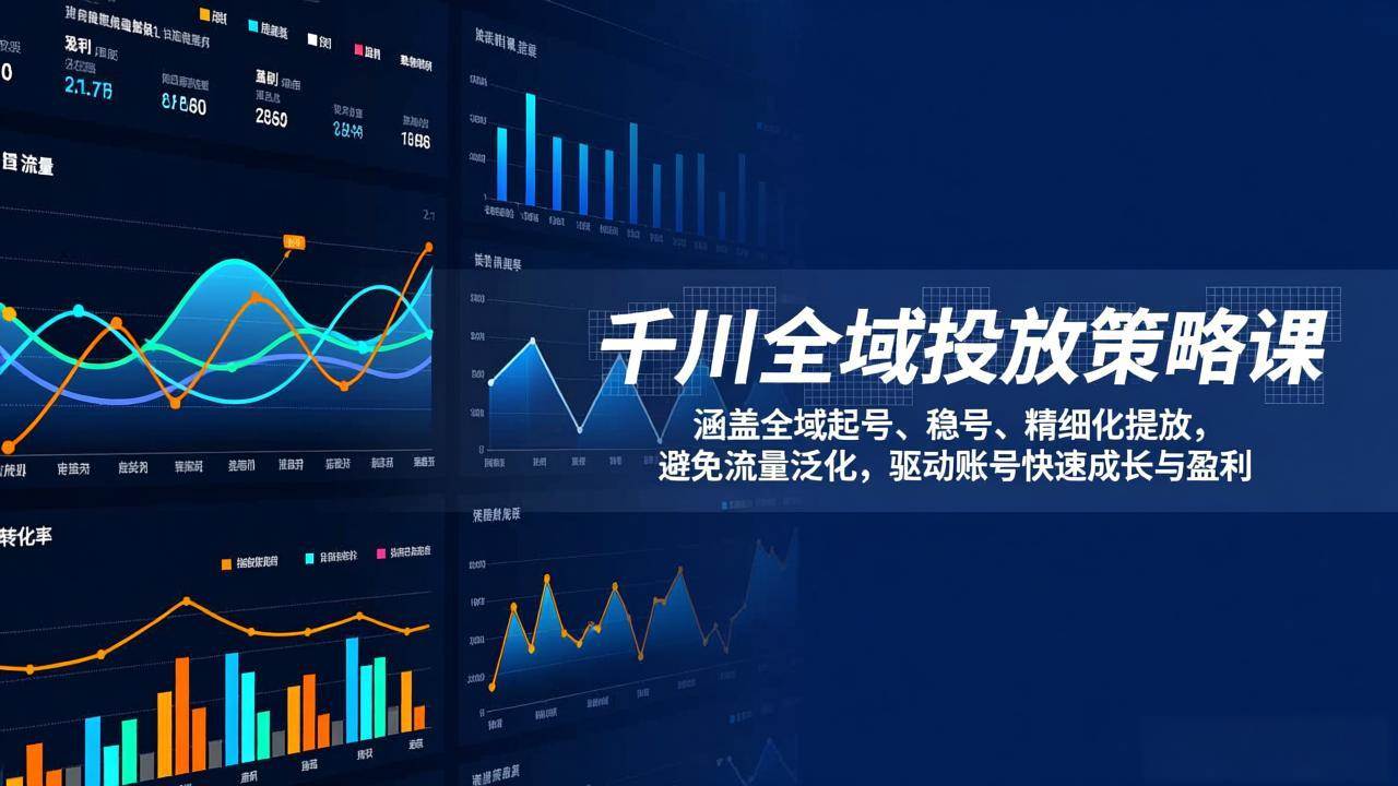（17285期）千川全域投放策略课：涵盖全域起号、稳号、精细化投放，避免流量泛化，驱动账号快速成长与盈利-华夏圈