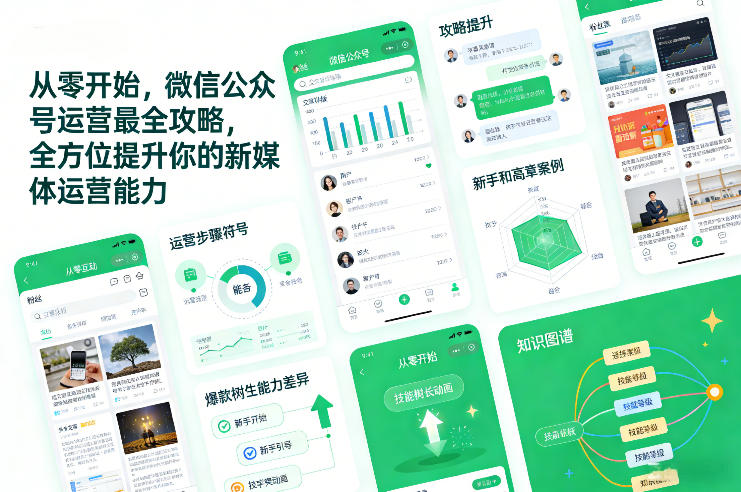 从零开始，微信公众号运营最全攻略，全方位提升你的新媒体运营能力-华夏圈