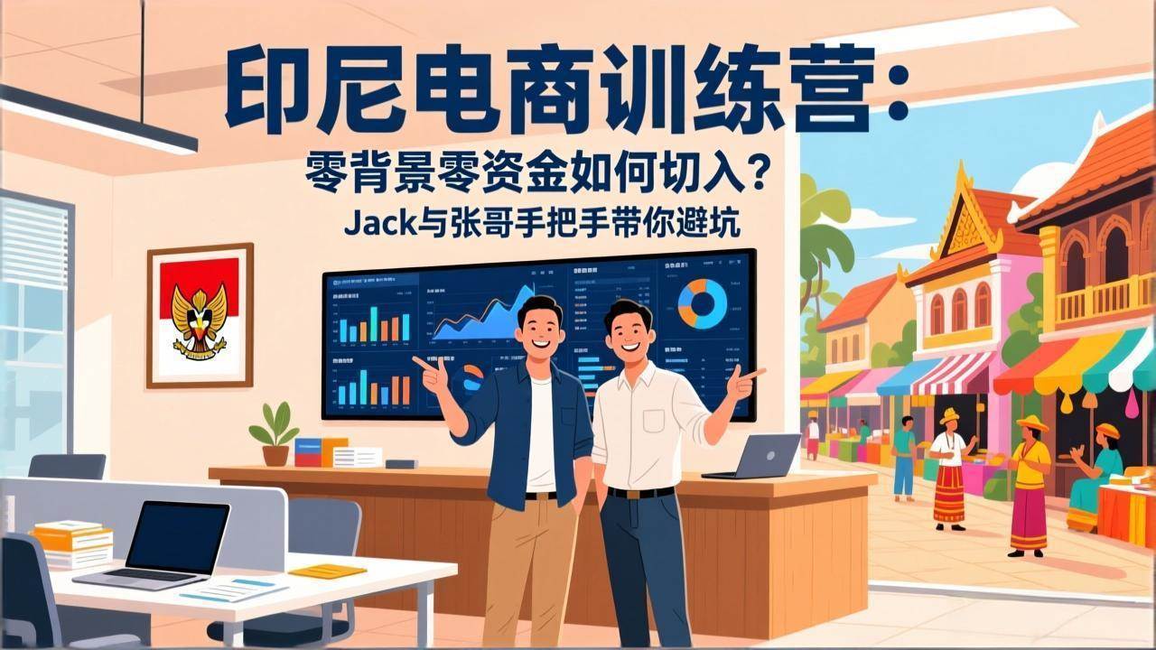 （17533期）印尼电商训练营：零背景零资金如何切入？Jack与张哥手把手带你避坑-华夏圈