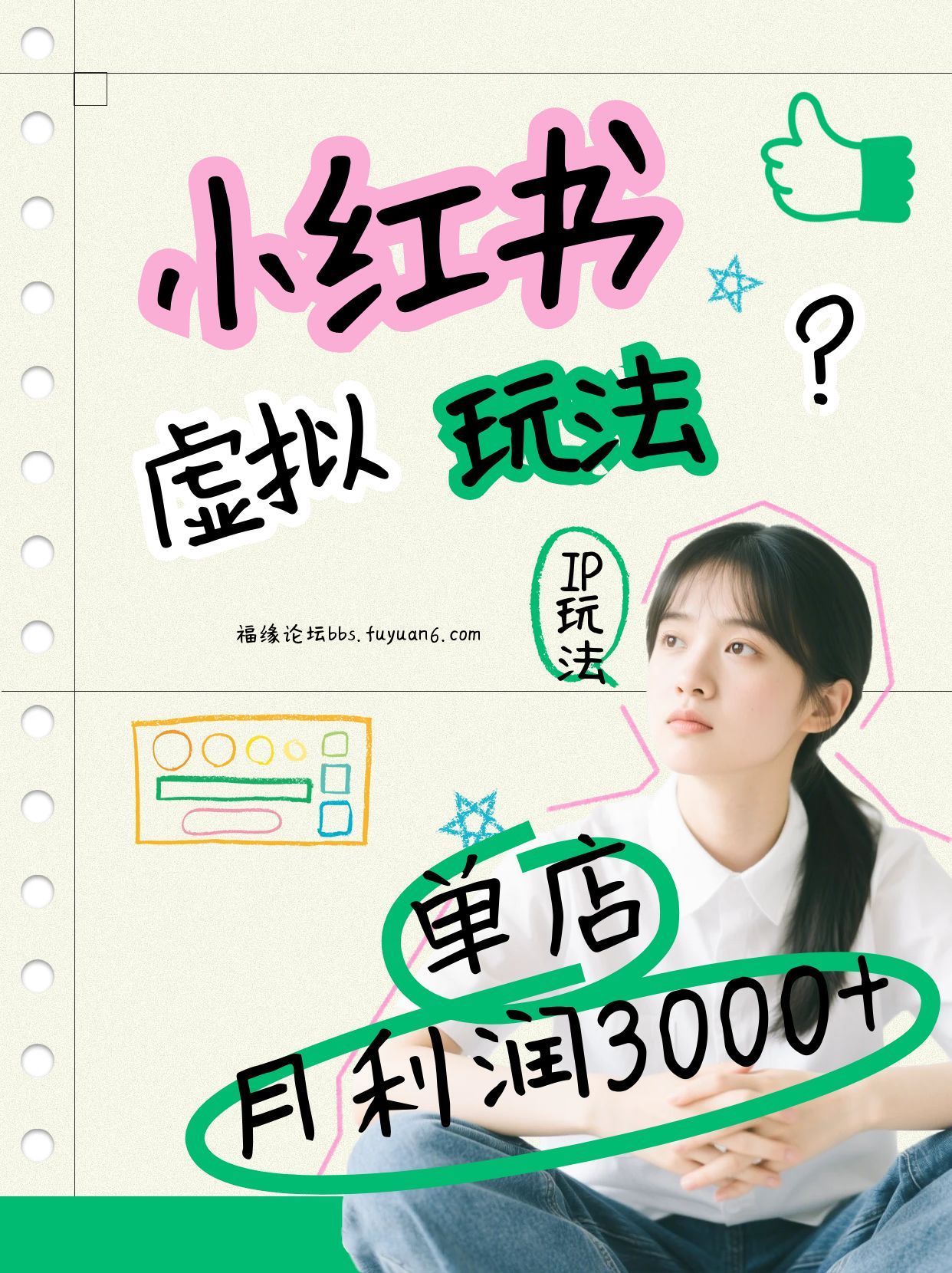 小红书虚拟玩法（铺货流和单品玩法），单店月利润3000+，IP打法+原创商品（0违规）-华夏圈
