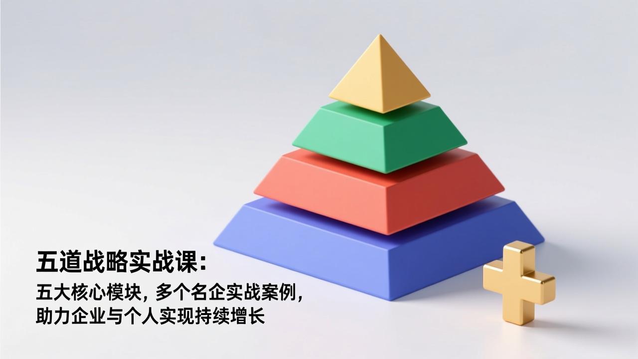 五道战略实战课：五大核心模块，多个名企实战案例，助力企业与个人实现持续增长-华夏圈