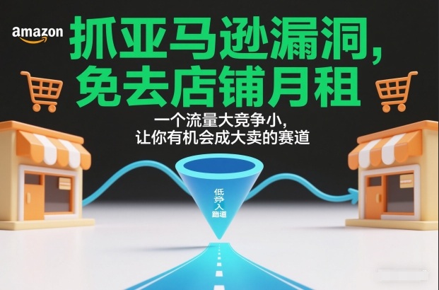 抓亚马逊漏洞，免去店铺月租，一个流量大竞争小，让你有机会成大卖的赛道-华夏圈