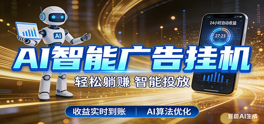 智能广告挂机新时代，利用碎片化时间实现稳定被动收益，AI帮你持续盈利-华夏圈
