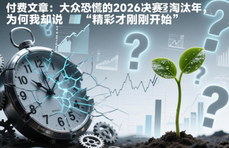 付费文章：大众恐慌的2026决赛淘汰年，为何我却说“精彩才刚刚开始”？-华夏圈