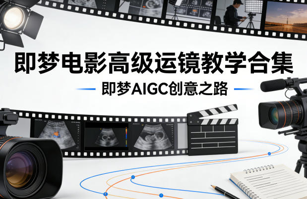即梦电影高级运镜教学合集，即梦AIGC创意之路-华夏圈