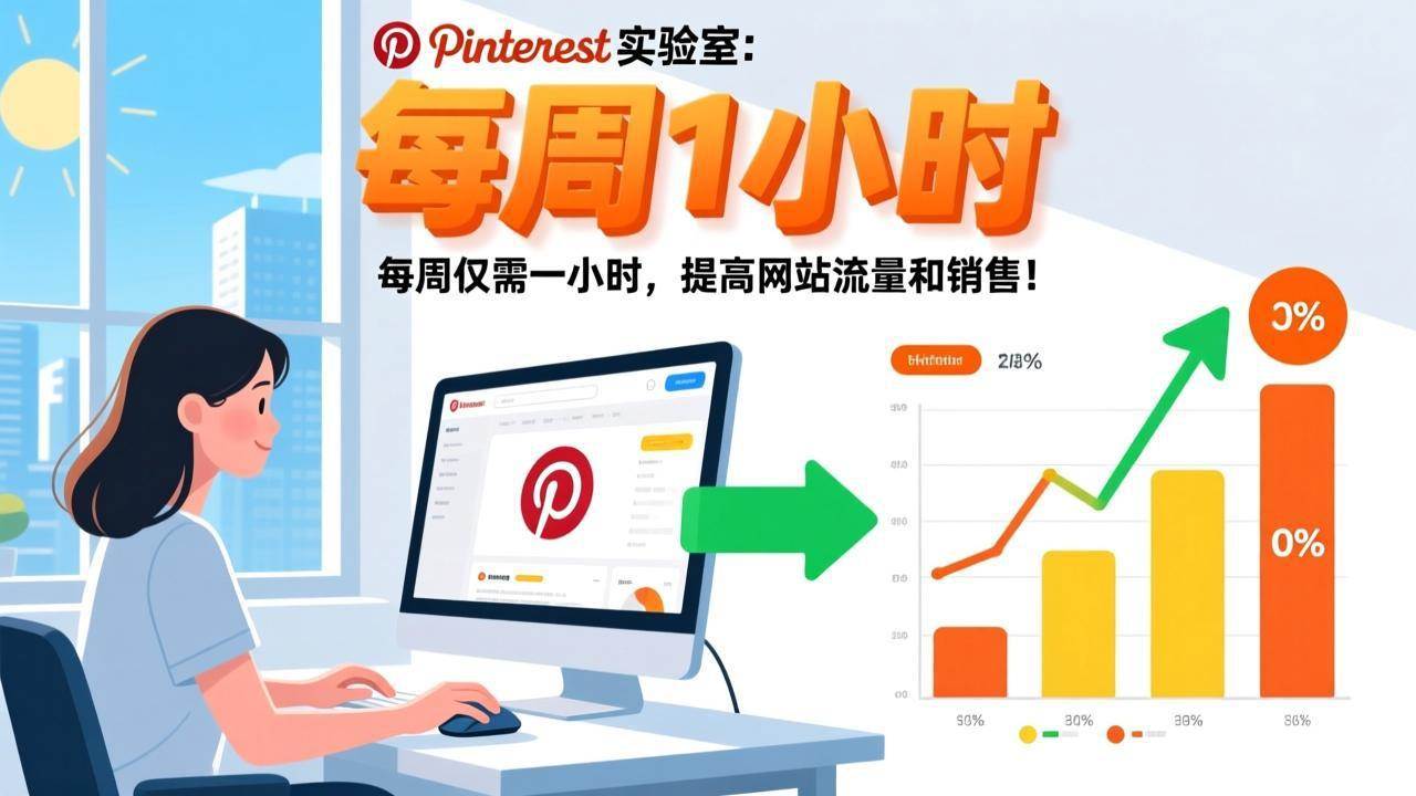 （17505期）Pinterest实验室：每周仅需一小时，提高网站流量和销售！-华夏圈