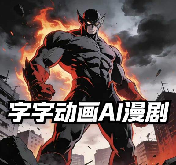 字字动画AI漫剧2026年第1期系统课程，小白看完就能学会实操的漫剧课，单人月收1-3W-华夏圈